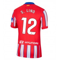 Camisa de time de futebol Atletico Madrid Samuel Lino #12 Replicas 1º Equipamento 2024-25 Manga Curta